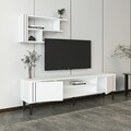 Comoda TV, Inarch, Snow Set, Alb