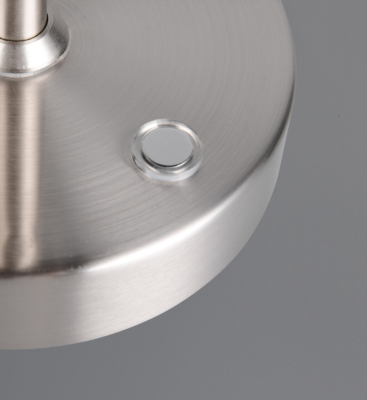 Lampa de masa Moreno, RL, 14x11x65 cm, 3W, 1x SMD, metal, nichel mat