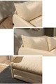 Canapea extensibilă cu 2 locuri, Futon, 859FTN2872, Metal , Crem