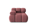 Modul stanga pentru canapea, 1 loc, Bellis-51, Micadoni Home, 94x94x70 cm, catifea, roz