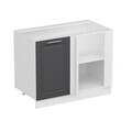 Dulap pentru bucatarie, Hanah Home, Minar, 105x72x56 cm, Alb / Antracit