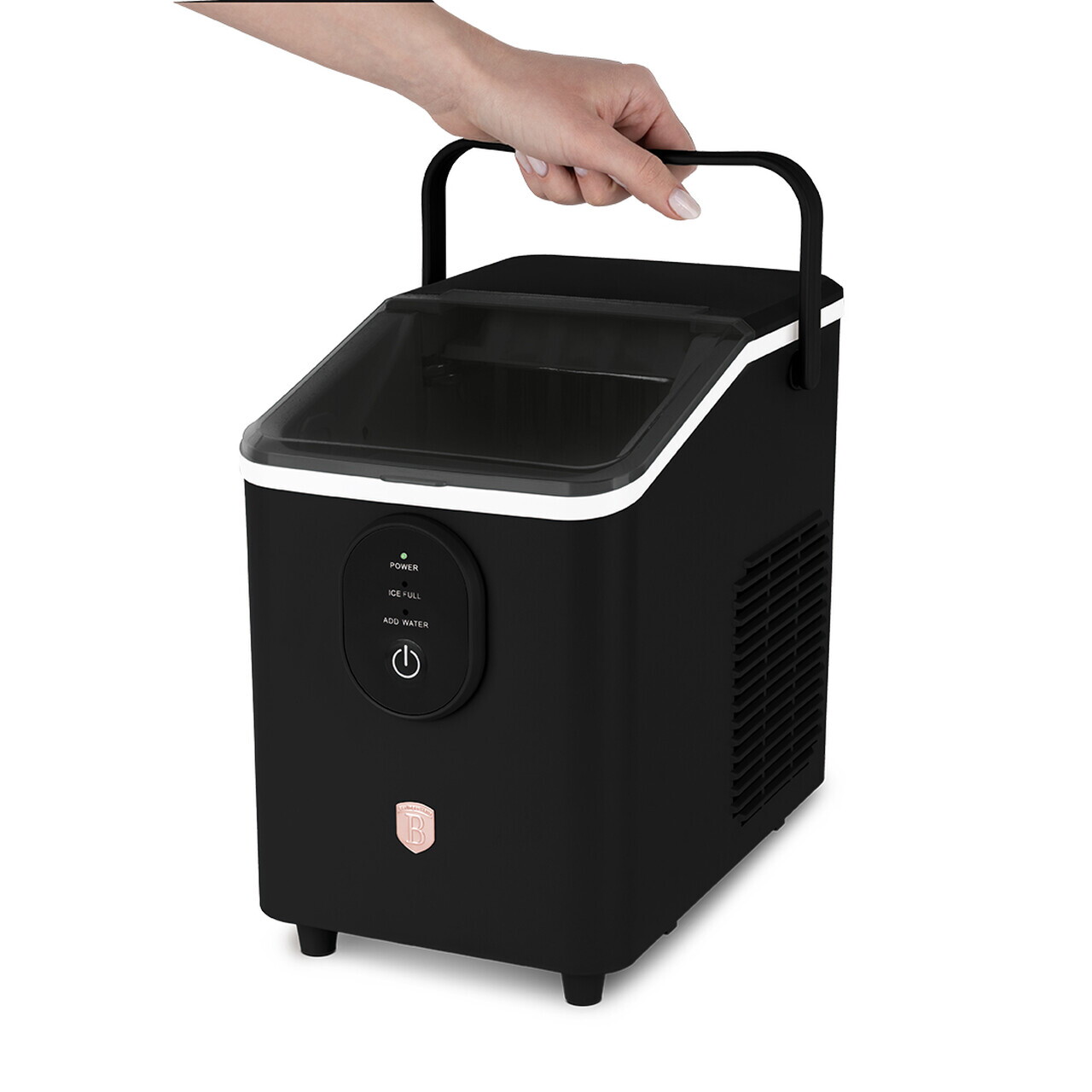 Masina pentru cuburi de gheata Berlinger Haus, Black Rose, 800 ml, 120W, plastic, negru - view 9