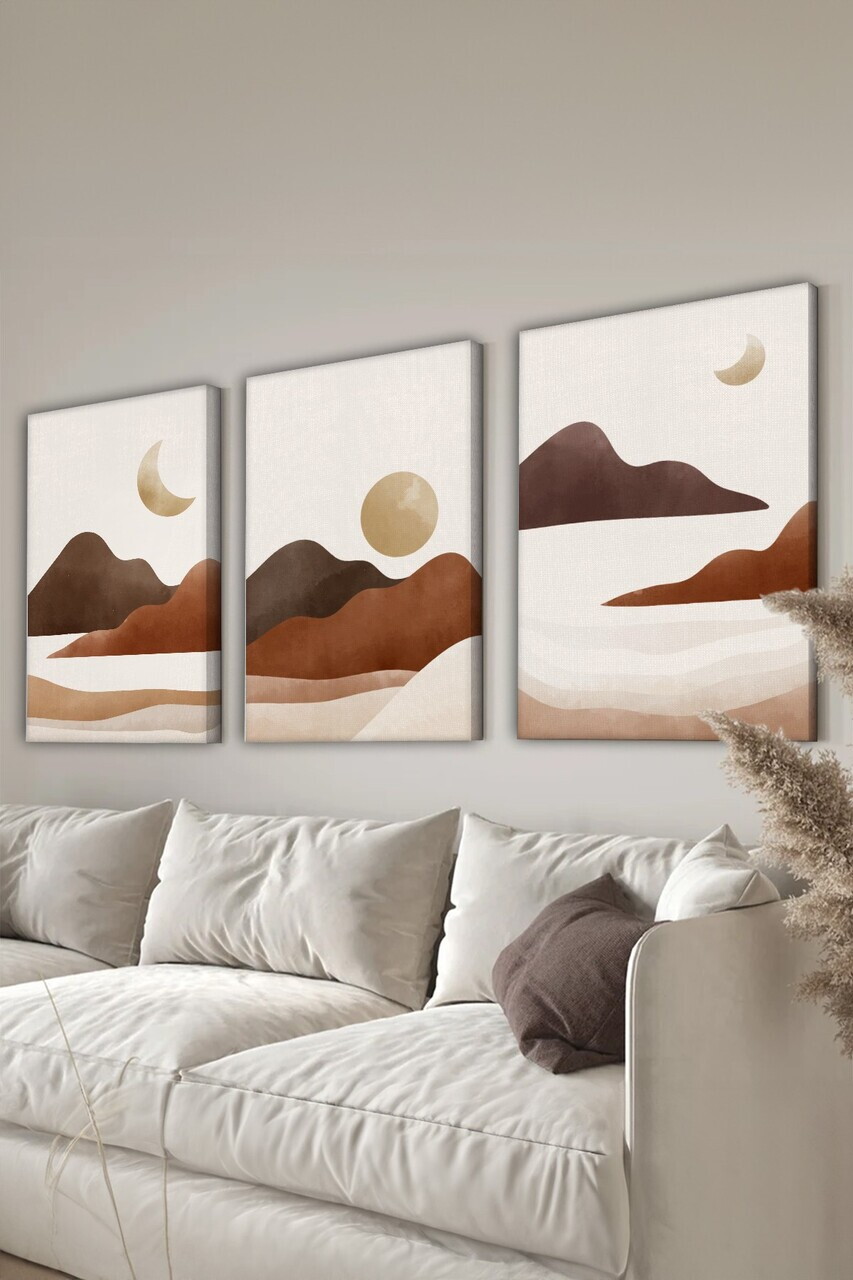 Tablou decorativ 3Cnvs4 PÂNZĂ 50 x 70 cm (3 bucăți) Multicolor