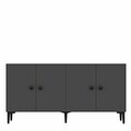 Consola, Hanah Home, Sherifa 150, 150x75x32 cm, Antracit