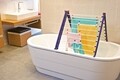 Uscator rufe pliabil, Leifheit Pegasus Bath 190 Extendable, 18.9 m capacitate de uscare