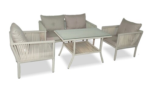 Set mobilier de gradina, jumilla, shangai 62, crem