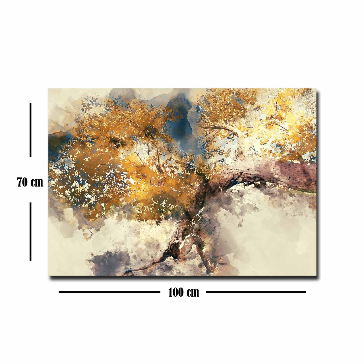 Tablou decorativ, 70100ABSC, Lemn, Multicolor - view 4