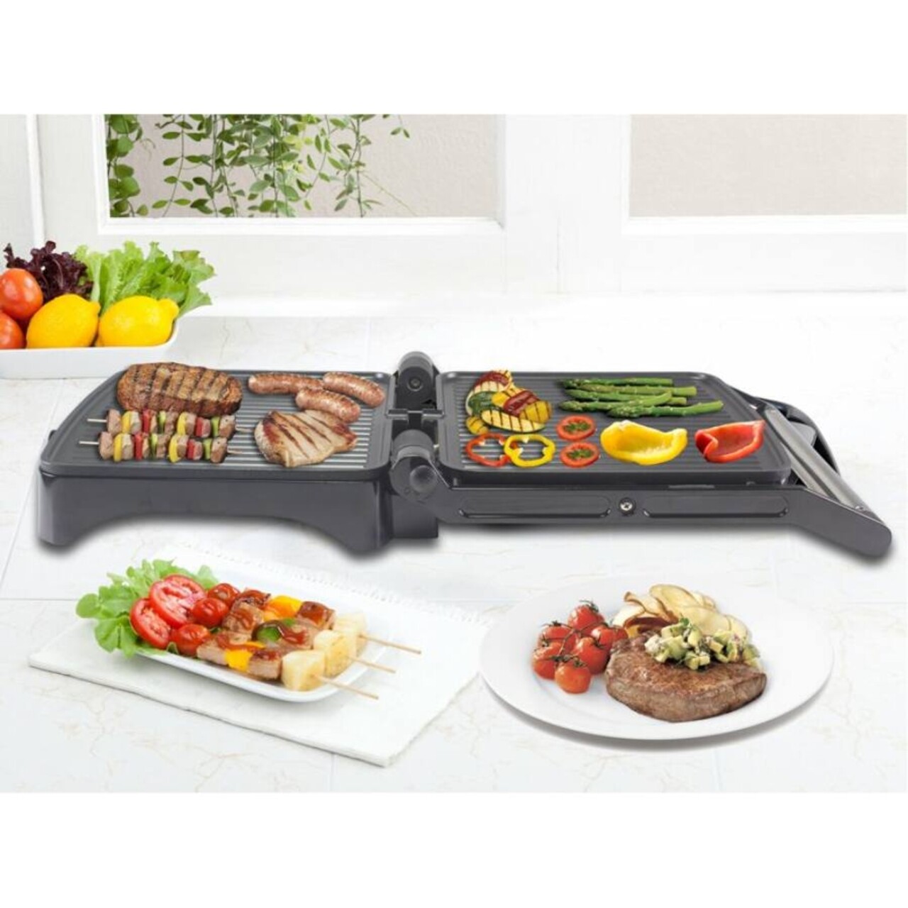 Grill electric multifunctional, Beper, P101TOS502, 1800 W