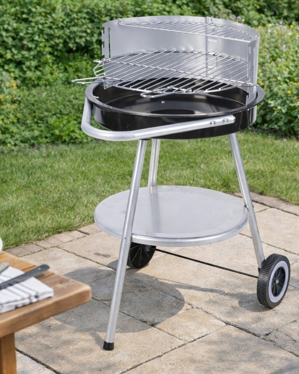 Gratar mobil Half Round, Ø47 x 75 cm, otel