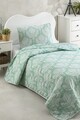 Cuvertura Single 155x200 cm, Post - Water Green, Eponj Home, 65% bumbac/35% poliester