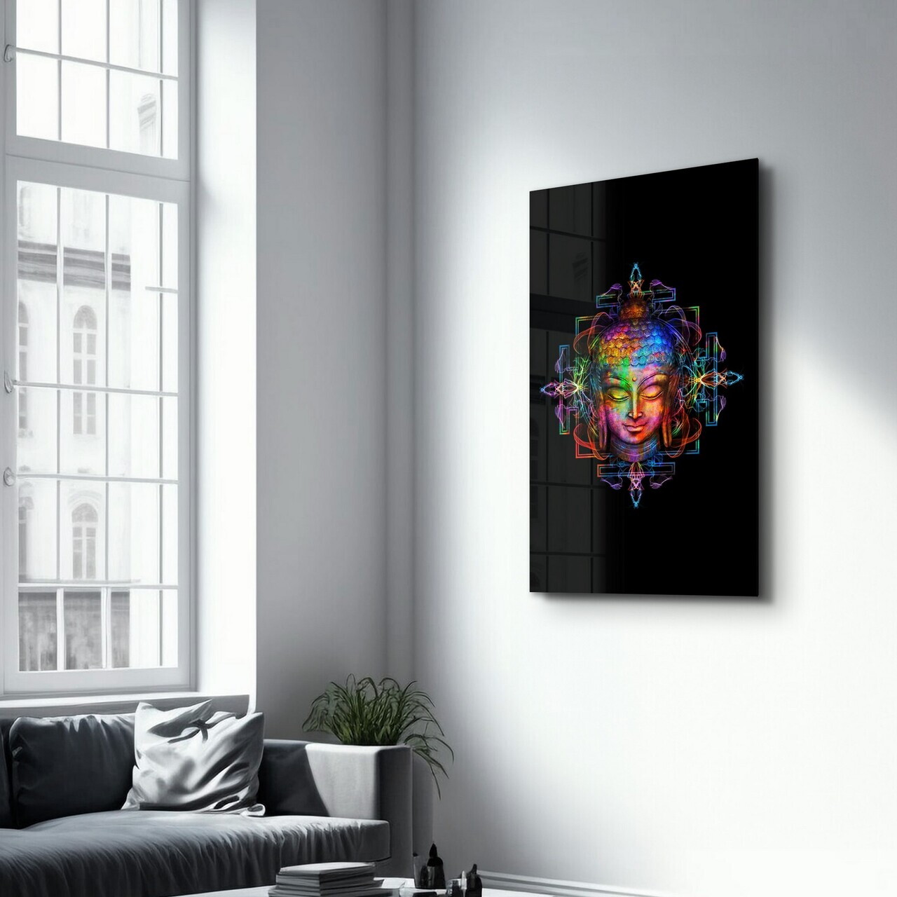 Tablou decorativ, CAM-3003, Dimensiuni: 46 x 72 cm, Multicolor — imaginea 4