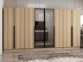 Dulap pentru haine, Hanah Home, Nisa, 360x210x52 cm, Dore