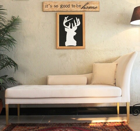Decoratiune de perete, Black Deer Wooden, 71x2x96 cm, Placaj , Maro / Negru La Moneta