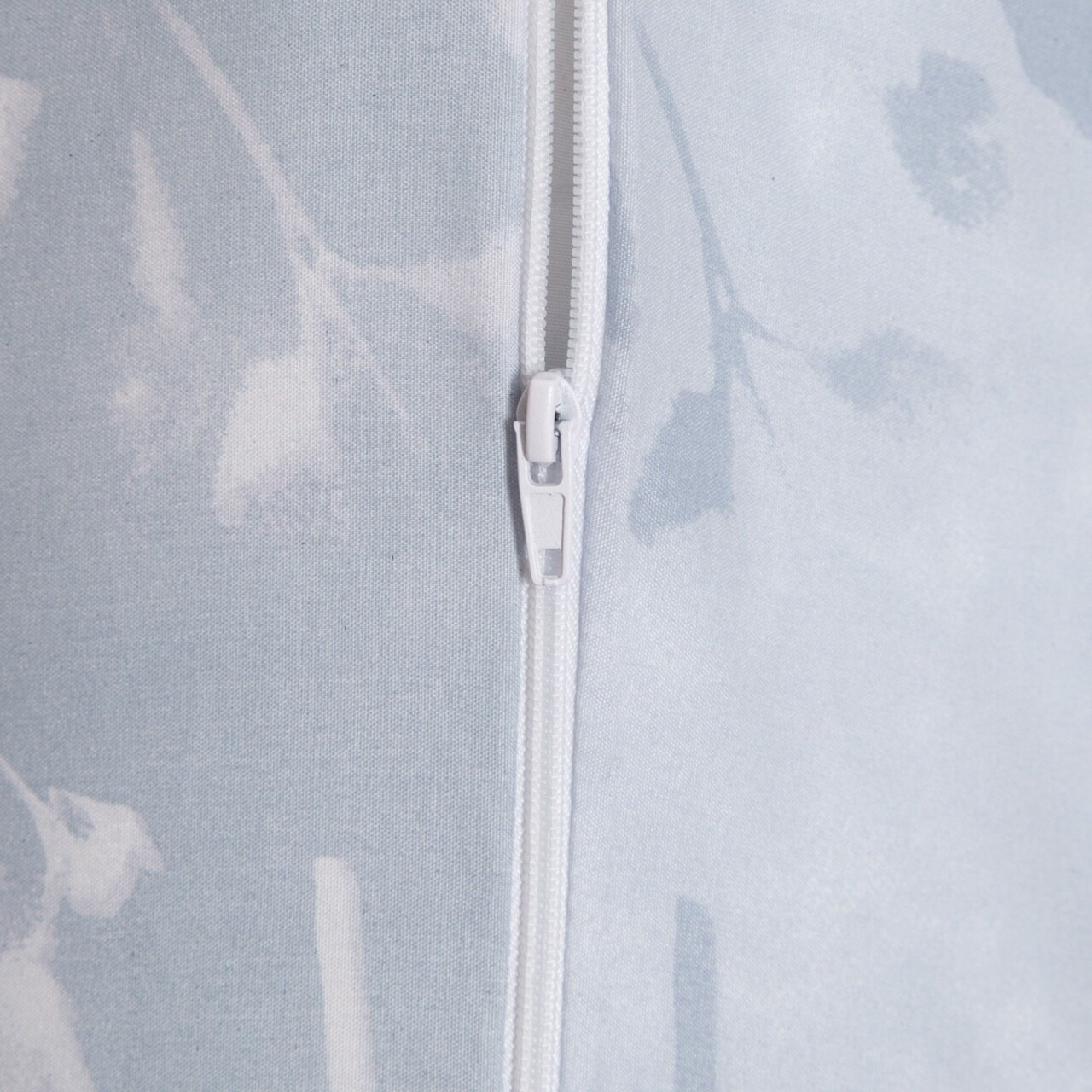 Lenjerie de pat dubla Blossom, Homla, 3 piese, 160x200 cm, microfibra din poliester, albastru/alb