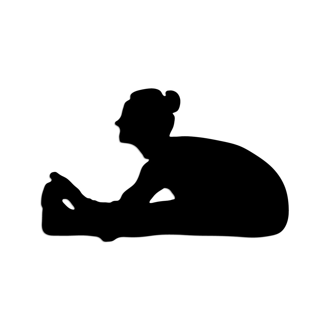 Decoratiune de perete, Yoga 23, Dimensiune: 60 x 37 cm, Negru — imaginea 4