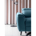 Coltar extensibil dreapta 4 locuri ELTAP, RT-38SAV, Noble, 255x201x100 cm, lemn/poliester, albastru inchis