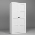 Dulap pentru haine, Miwood, Lucas 1600-85, Alb