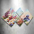 Set 4 tablouri decorative, 4MDF184119419, MDF, Imprimat UV, Multicolor