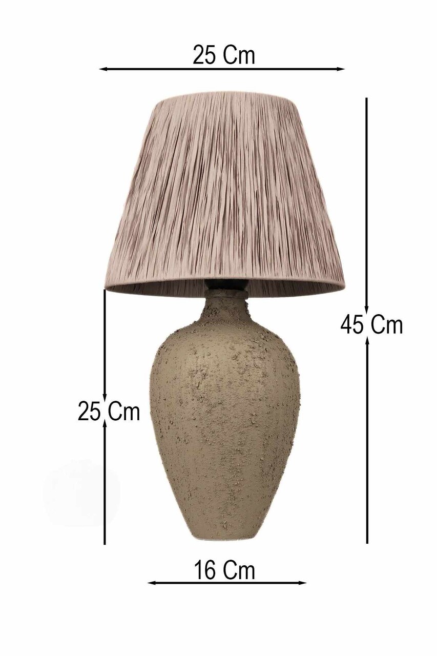 Lampa de masa, L'essentiel Maison, 687HMY2557, Gri - view 3