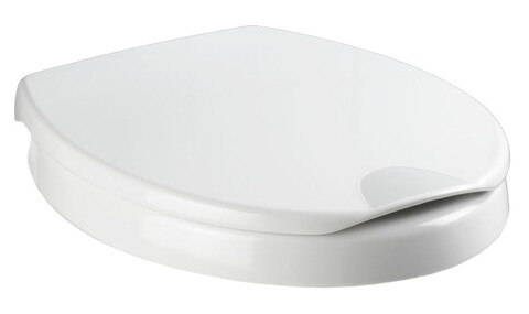 Capac de toaleta cu sistem automat de inchidere, Wenko, Secura Comfort, 37 x 44 cm, duroplast, alb Accesorii baie & seturi de baie