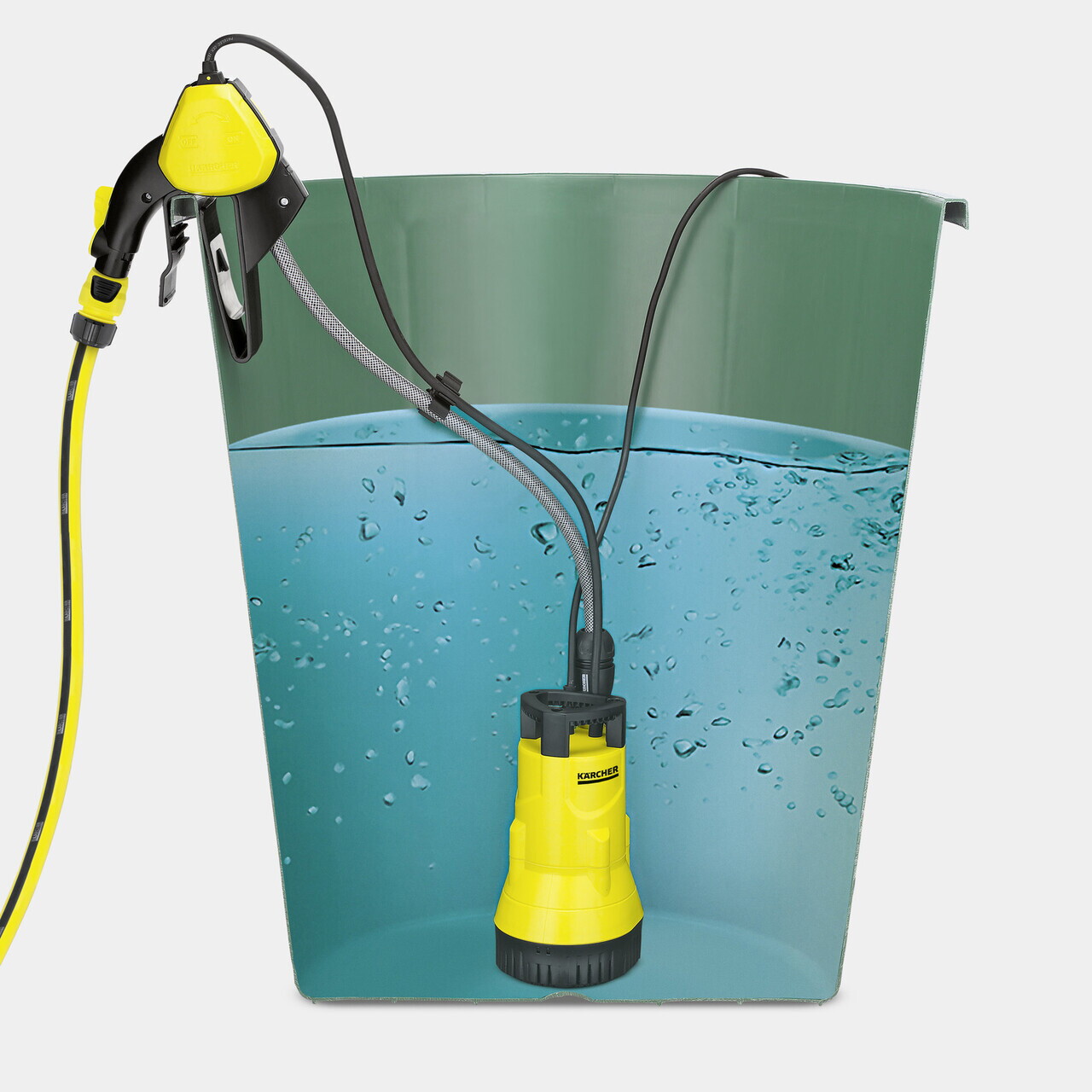 Pompa de butoi BP 1 Barrel, Karcher, galben — imaginea 3