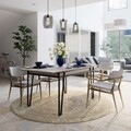 Masa de sufragerie extensibila, Decortie, Pal, Mocha