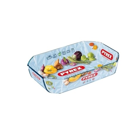 Vas rectangular, pyrex, inspiration, 20 x 30 cm, 2.6 l, sticla termorezistenta