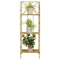 Etajera de colt, Aleeza, Creaciones Meng, 40x25x120 cm, fier forjat