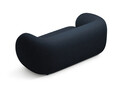 Canapea modulara 2 locuri, Kate, Micadoni, 183x99x76 cm, tesatura boucle, albastru inchis
