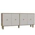 Consola, Olivia, Deren KX180 Bohem, Stejar Safir / Alb