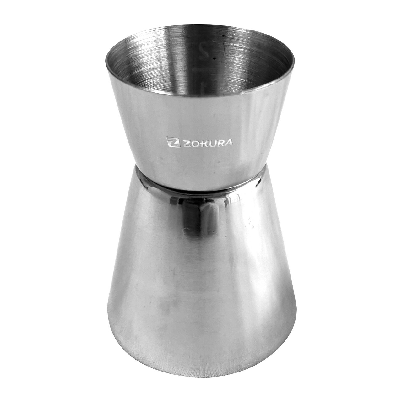 Masura dubla pentru bauturi (jigger), inox, 20/40ml - Zokura - view 2