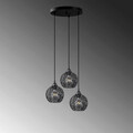 Lustra, Fulgor, 942FLG1452, Metal, Negru