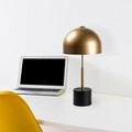 Lampa de masa, Mixed - 11496, Fulgor, 26 x 53 cm, 1 x E14, 40W, auriu