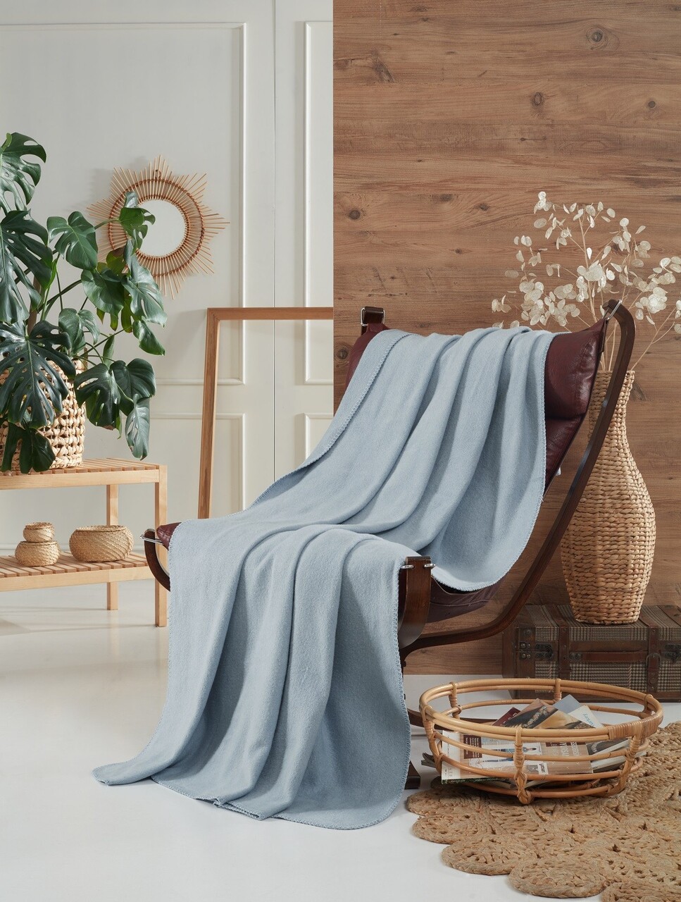 Patura, Brighton Cotton - Light Blue, Aksu, 60% bumbac/30% acril/10% poliester