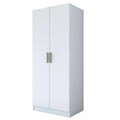 Dulap pentru haine, Hanah Home, BA253, 90x210x57.5 cm, Alb