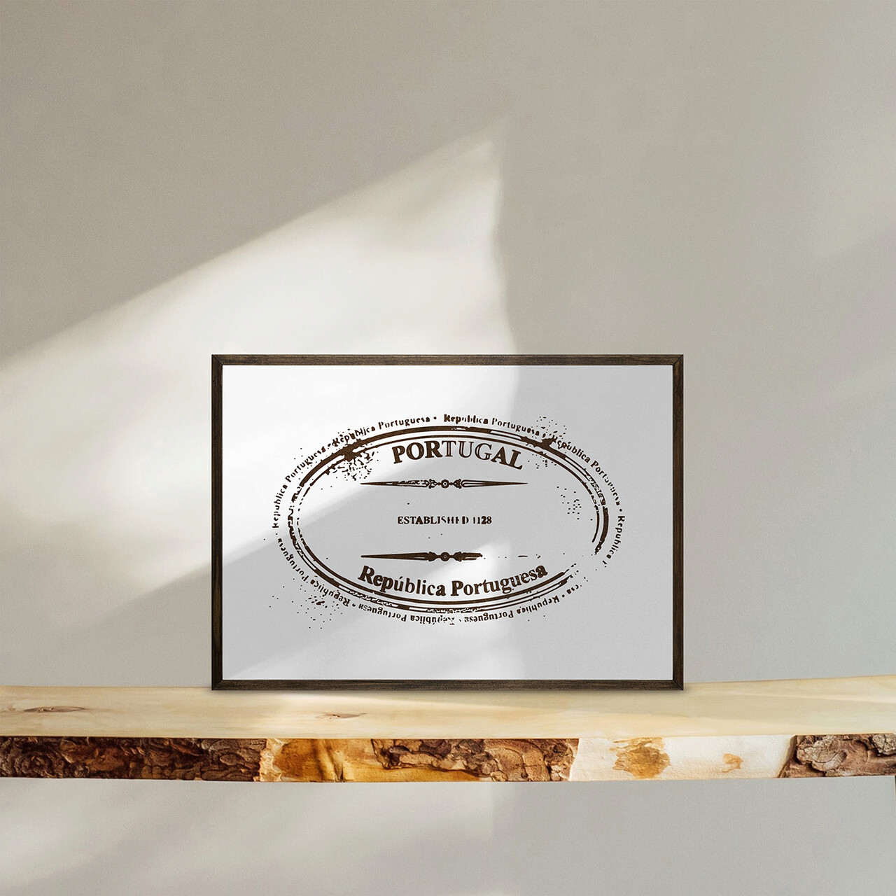 Tablou decorativ TD128 Lemn Desenat manual Natural