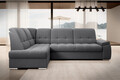 Coltar extensibil stanga 3 locuri ELTAP, LT-06SO, Sado, 272x192x95 cm, lemn/poliester, gri inchis