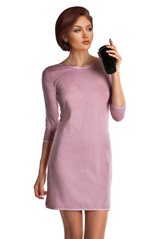 Camasa de noapte, 995mre1413 - m/l, miorre, 92% viscoza/8% elastan, roz