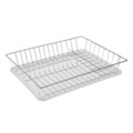 Scurgator de vase Olsen, Versa, 43 x 34.5 x 8 cm, fier/polipropilena, alb