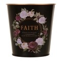 Ghiveci Faith, Creaciones Meng, 10x10 cm, metal galvanizat