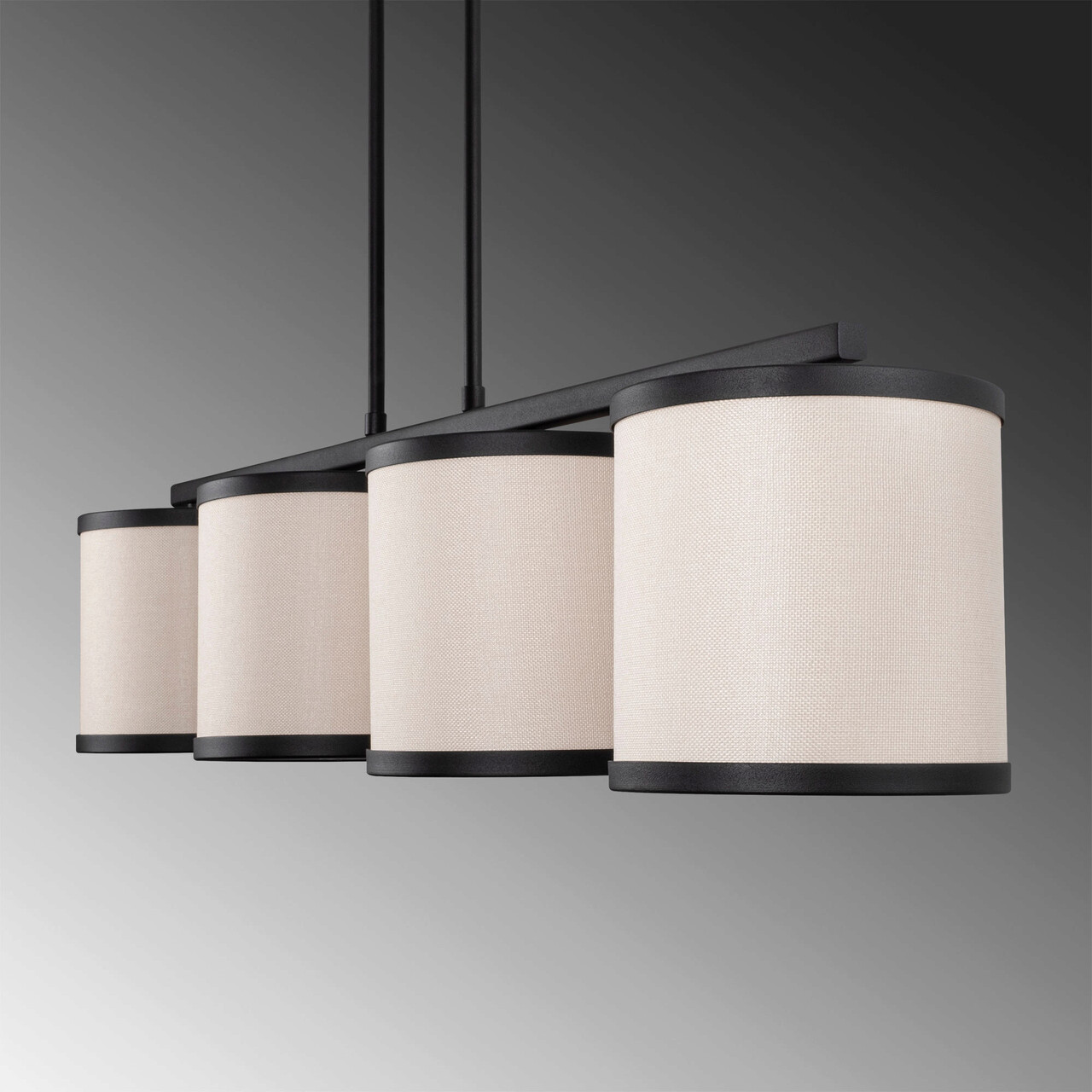 Lustra, Fulgor, 942FLG1641, Metal, Alb/Negru - 2 | YEO