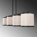 Lustra, Fulgor, 942FLG1641, Metal, Alb/Negru