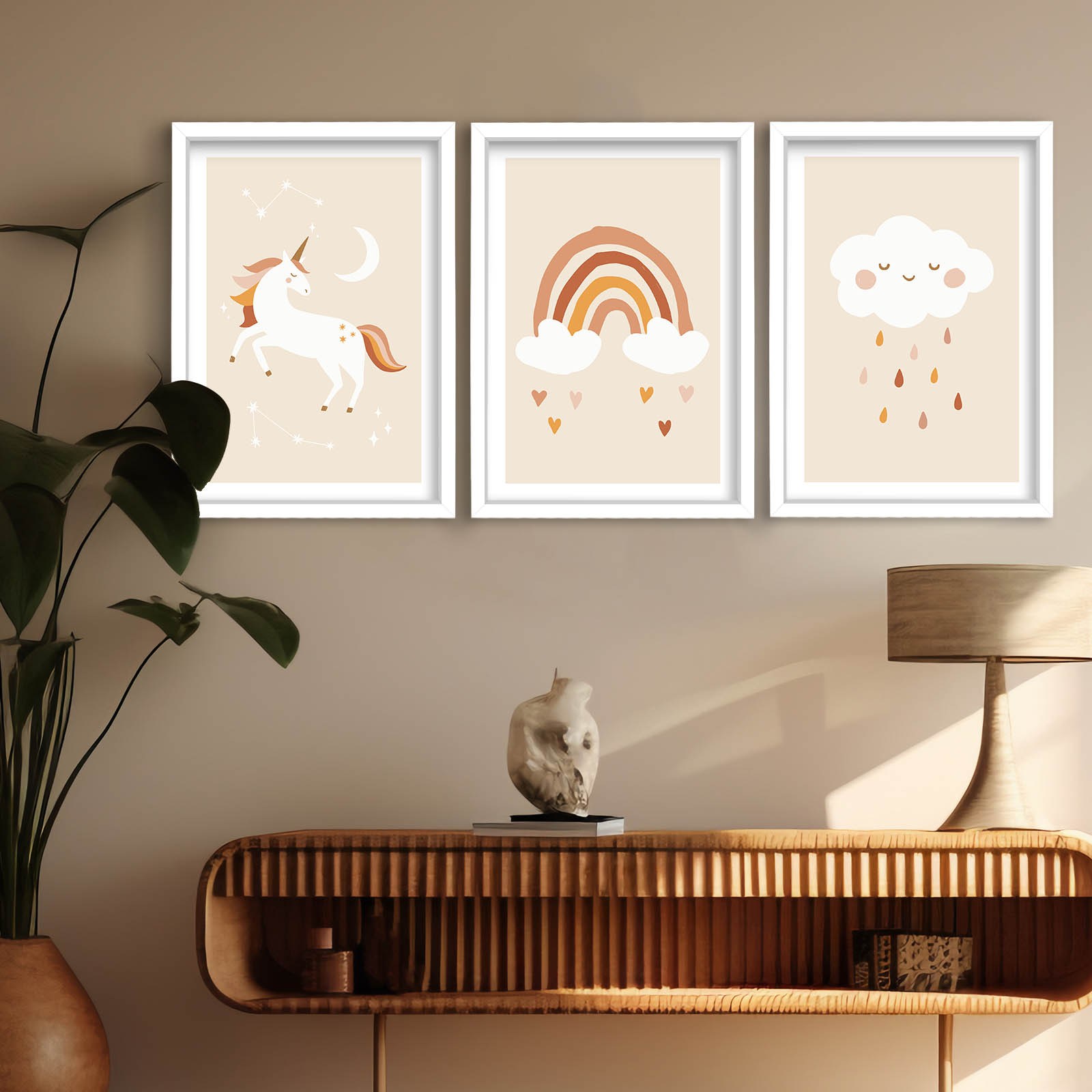 Tablou decorativ, 3p3752softct-019, Lemn, Multicolor