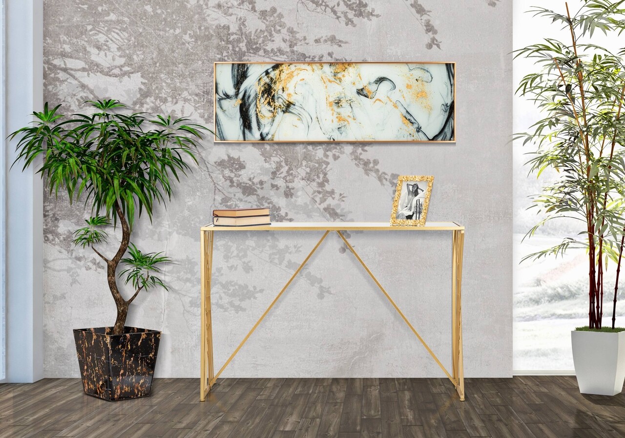 Tablou decorativ Long Ghost, Mauro Ferretti, 120x40 cm, sticla, multicolor - 1 | YEO