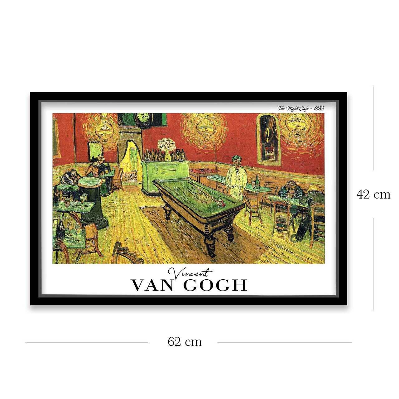 Tablou decorativ, 4262SYHGOGH-003, Fundal: 100% MDF (Grosime: 2,7 mm), Multicolor - view 5