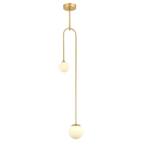 Lustra, Av-1897-2Bsa, Aurora, 20 x 12 x 130 cm, 2 x G9, 50W, auriu 130