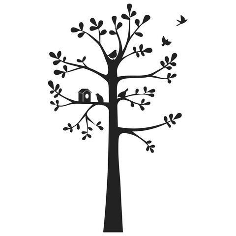 Sticker decorativ tree, versa, 90x150 cm