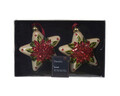 Set 2 globuri Star w spangles, Decoris, 9x10 cm, sticla, multicolor