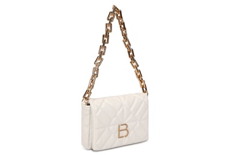 Geanta, lucky bees, 520 white, piele ecologica, alb