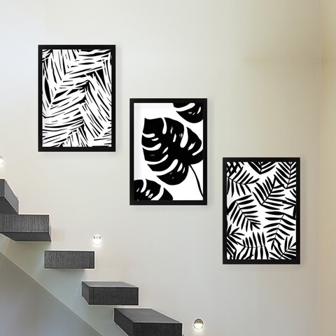 Set 3 tablouri decorative, set_073, lulu, 24x29 cm, plastic